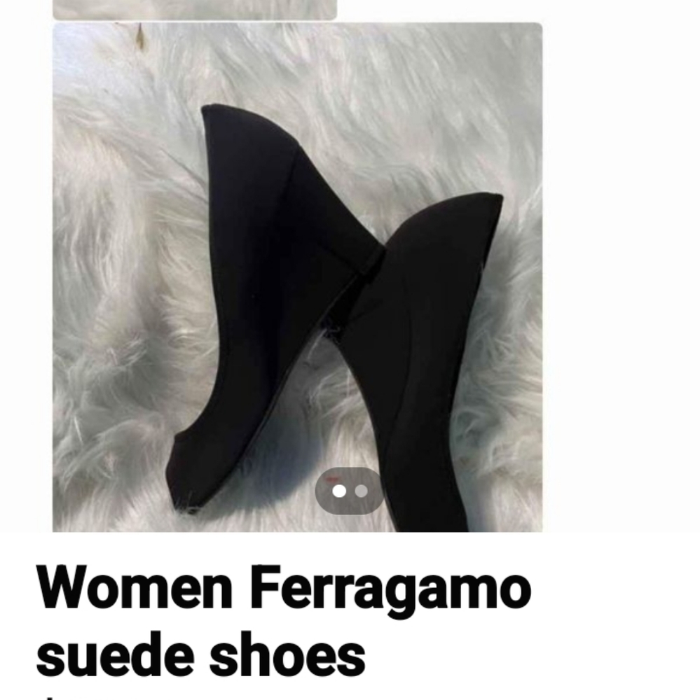 COPY - Women Ferragamo nylon/ brushed suede look shoes